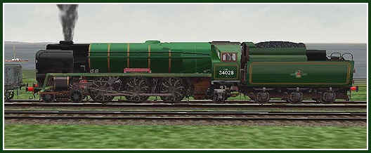 WEST COUNTRY LIGHT PACIFIC 7P5F 4-6-2 REBUILT