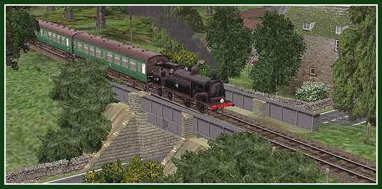 Screenshots from the Swanage Route a trainsim addon for microsoft train simulator