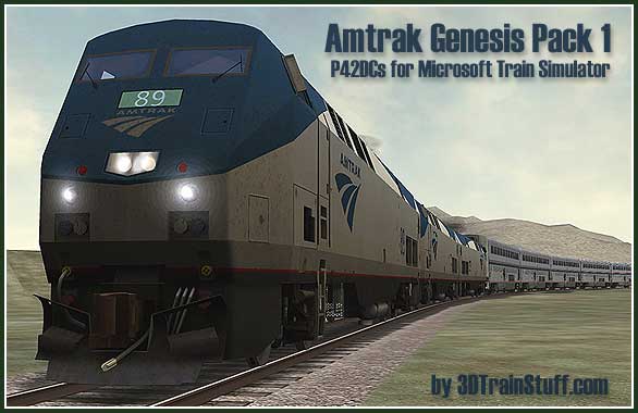 Amtrak Genesis Pack 1 a microsoft train simulator addon