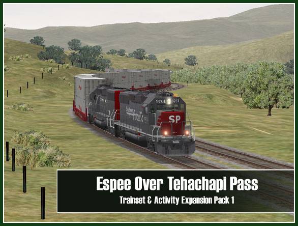 Espee Over Tehachapi Pass add-on for Microsoft Train Simulator